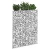 vidaXL gabions, augstā puķu kaste, cinkots tērauds, 100x20x100 cm