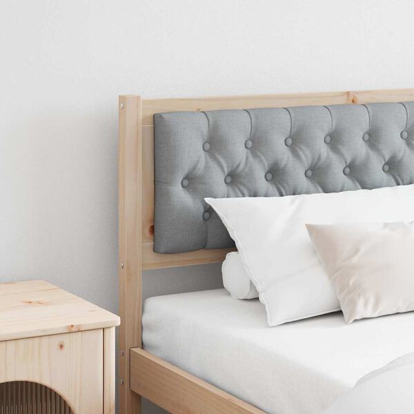 vidaXL Galvgalis Cits Brūna un gai&scaron;i pelēka 200 cm Priedes masīvkoks