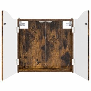 vidaXL Dartboard skapis Kūpināts ozols 56 x 12 x 63 cm