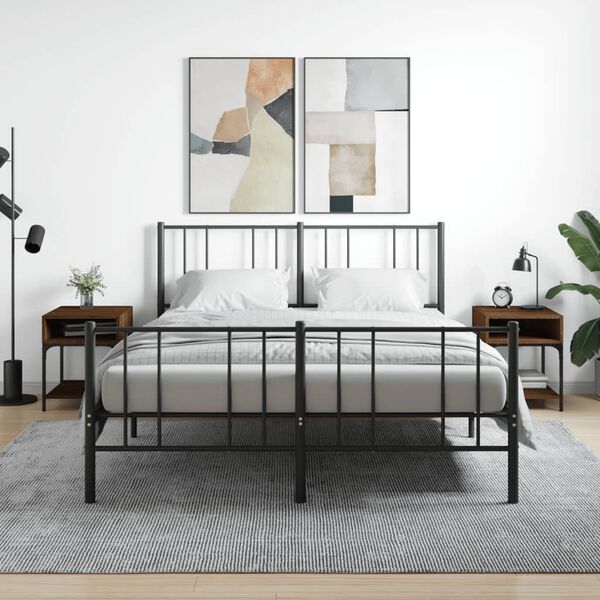 vidaXL naktsgaldiņi, ozolkoka, 2 gab., 40x41x50 cm, inženierijas koks