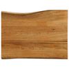 vidaXL galda virsma, 70x60x3,8 cm, mango masīvkoks