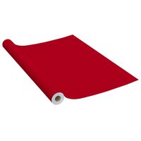 vidaXL mēbeļu līmplēve, sarkana, 500x90 cm, PVC