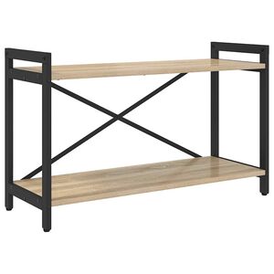 vidaXL Grāmatu plaukts 80 x 30 x 50 cm Inženierijas koks Sonoma ozols