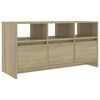 vidaXL TV skapītis, ozolkoka krāsa, 102x37,5x52,5cm, inženierijas koks