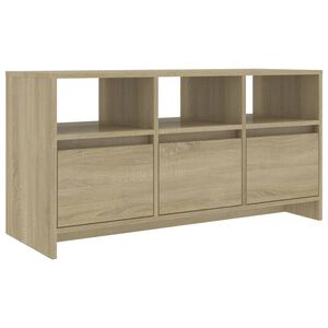vidaXL TV skapītis, ozolkoka krāsa, 102x37,5x52,5cm, inženierijas koks