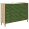 vidaXL Puse GELEEN Sonoma 102 x 33 x 75 cm Inženierijas koks