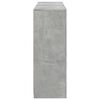 vidaXL kumodes ar LED apgaismojumu, 3 gab., betona pelēks