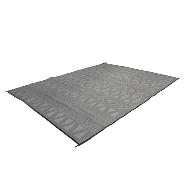 Bo-Camp āra paklājs Chill mat Oxomo, 5x2,5 m, XXL, pelēks ar bē&scaron;u