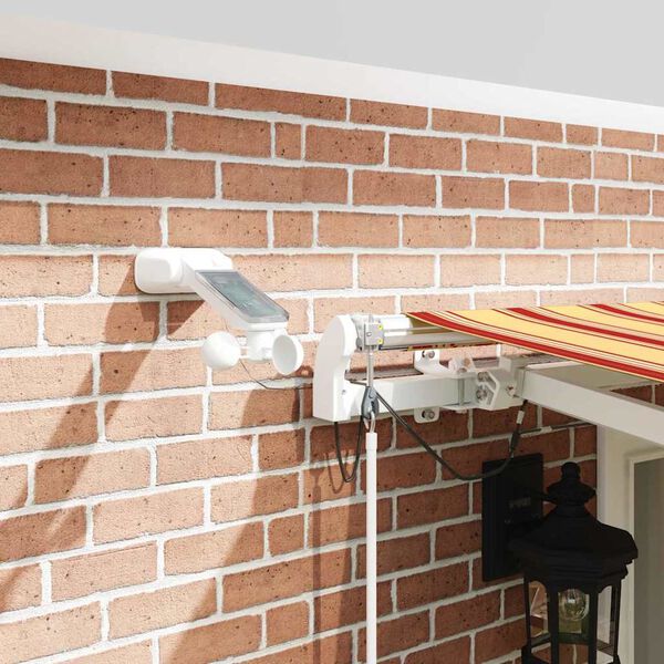 vidaXL Izvelkams jumtiņ&scaron; Dzeltena un oranža 500 &times; 300 cm