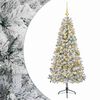 vidaXL Mākslīgā Ziemassvētku egle ar bumbiņu 120 cm 150 LED