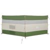 vidaXL Camping Windbreak Green 340x130 cm Ūdensizturīgs