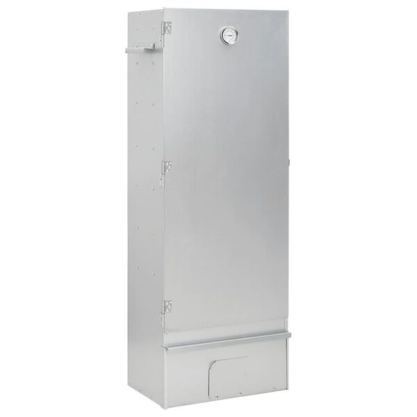 vidaXL kūpinātava ar galdu, cinkots tērauds