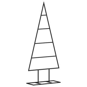 vidaXL Ziemassvētku eglīte, metāls, melna, 60 cm