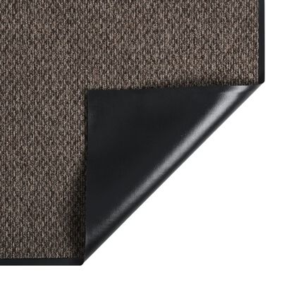 vidaXL durvju paklājs, bēšs, 90x150 cm