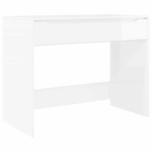 vidaXL Galds Augsta Spīduma Balts 100 x 50 x 78 cm Inženierijas koks