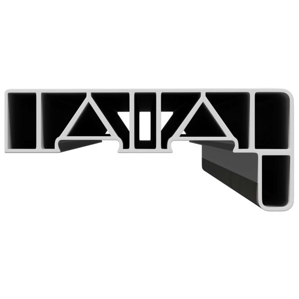 vidaXL Logu palodze Marmora teksts -enure 60 x 10 x 4,5 cm PVC