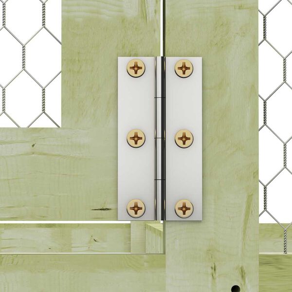 vidaXL vistu būris, 1,5x1,5x1,5 m, impregnēts priedes koks