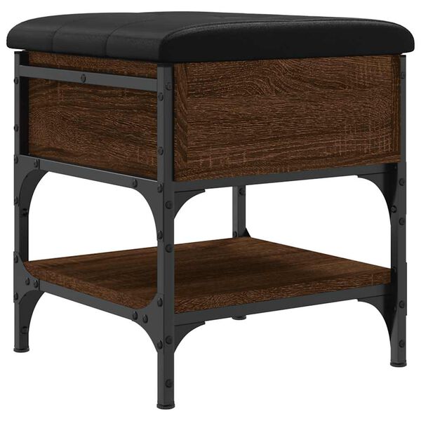 vidaXL apavu skapītis, brūns, 42x42x45 cm, inženierijas koks