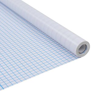 vidaXL loga plēve, matēta, strīpas, 0,9x5 m, PVC