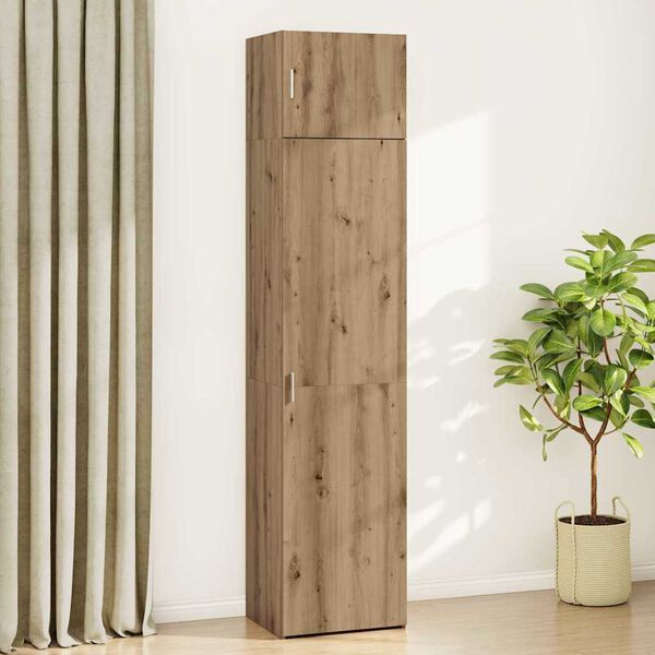 vidaXL Puse 3 pcs Artisānā ozols