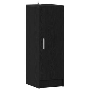 vidaXL Apavu skapis 32 x 35 x 92 cm Inženierijas koks Melns ozols