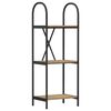 vidaXL Grāmatu plaukts 3 līmeņi 40 x 30 x 109 cm Inženierijas koks