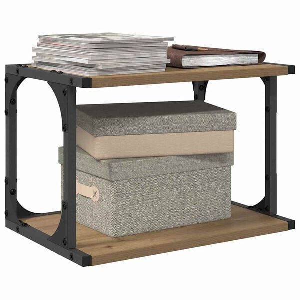 vidaXL Printera statīvs Artisānā ozols 41 x 28 x 33.5 cm