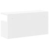 vidaXL sienas skapītis, 60x20x30 cm, balts, inženierijas koks