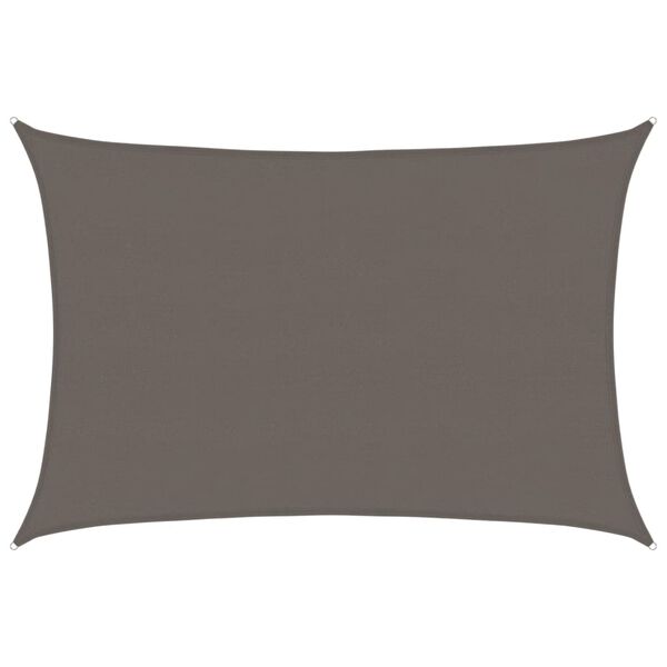 vidaXL saulessargs, 160 g/m&sup2;, antracītpelēks, 5x6 m, HDPE