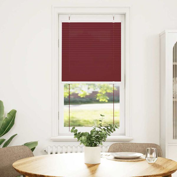 vidaXL kroku žalūzija Bordo sarkana 60x150 cm auduma platums 59,4 cm