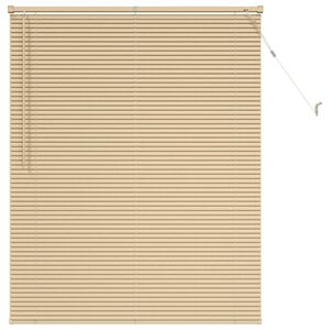 vidaXL Venēcijas žalūzija Gai&scaron;i brūna ar rakstu 150 x 120 cm PVC