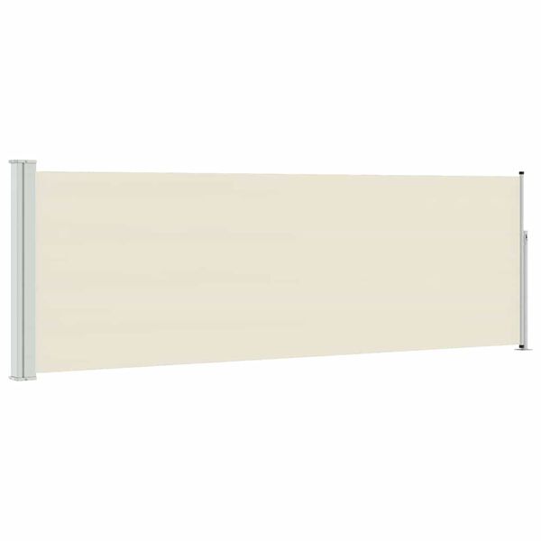 vidaXL izvelkama sānu markīze, krēmkrāsa, 100x300 cm