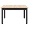 vidaXL Kafijas galdiņ&scaron; Dabiska 60 x 60 x 36 cm Ciets priedes koks