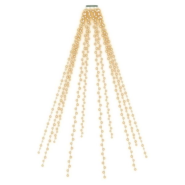 vidaXL Ziemassvētku lampiņas, 500 LED, 500 cm