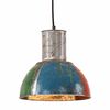 vidaXL griestu lampa, industriāls stils, krāsaina, 25 W, 28,5 cm, E27