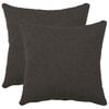 vidaXL Spilvenu pārvalks 2 gab. HEERLEN Tum&scaron;i pelēka 35 x 35 cm Boucl&eacute;