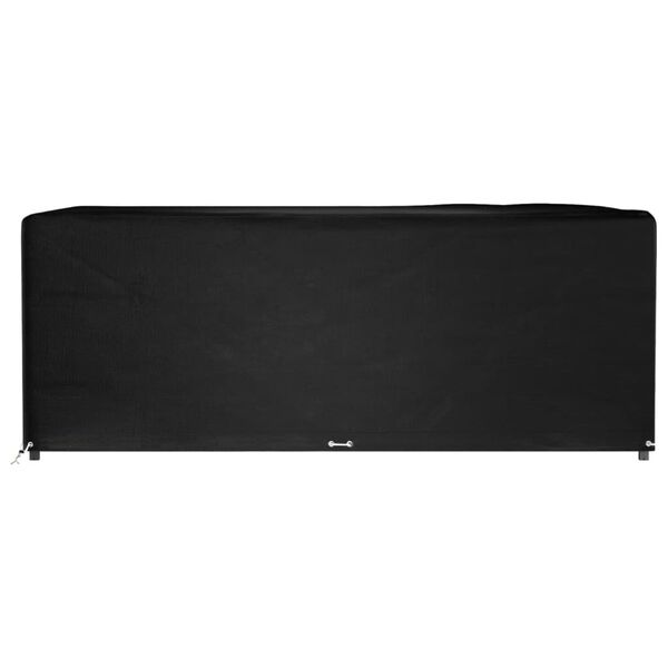 vidaXL dārza mēbeļu pārklājs, 16 gredzeni, 300x250x90 cm, taisnstūra