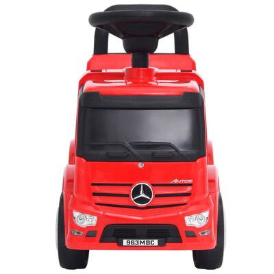 vidaXL stumjams rotaļu auto, Mercedes-Benz Truck, sarkans