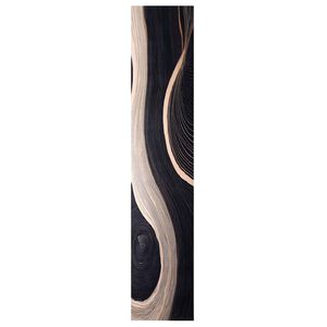 vidaXL Virtuves paklājs Melna 300 x 60 cm Samts