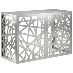 vidaXL Gaisa kondicioniera pārsegs Sudraba 90 x 40 x 60 cm
