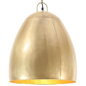 vidaXL griestu lampa, industriāls dizains, misiņa, 25 W, 42 cm, E27