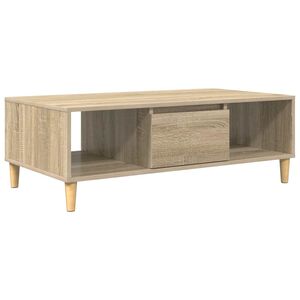 vidaXL Kafijas galdiņ&scaron; Sonoma ozols 102 x 55 x 35 cm Inženierijas koks