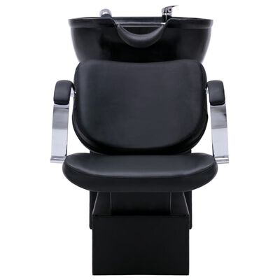 vidaXL frizieru krēsls ar izlietni un salona krēsls, mākslīgā āda