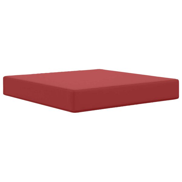 vidaXL Āra dīvāna spilvens 2 pcs Vīnsarkans Poliesters