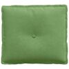 vidaXL Atpakaļ spilvens Gaiši zaļa 50 x 45 cm Korduroja audums