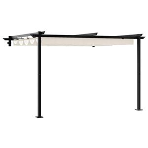 vidaXL Nojume 300 x 300 x 200 cm Krēmkrāsa Poliesters