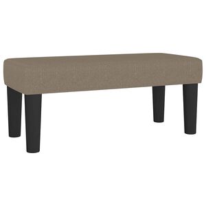 vidaXL sols Pelēkbrūna 70 x 30 x 30 cm audums