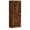 vidaXL augstais skapis, ozolkoka, 69,5x34x180 cm, inženierijas koks