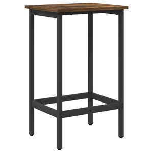 vidaXL Bāra krēsls Kūpināts ozols 40 x 32 x 64 cm Inženierijas koks