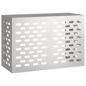 vidaXL Gaisa kondicioniera pārsegs Sudraba 90 x 40 x 60 cm